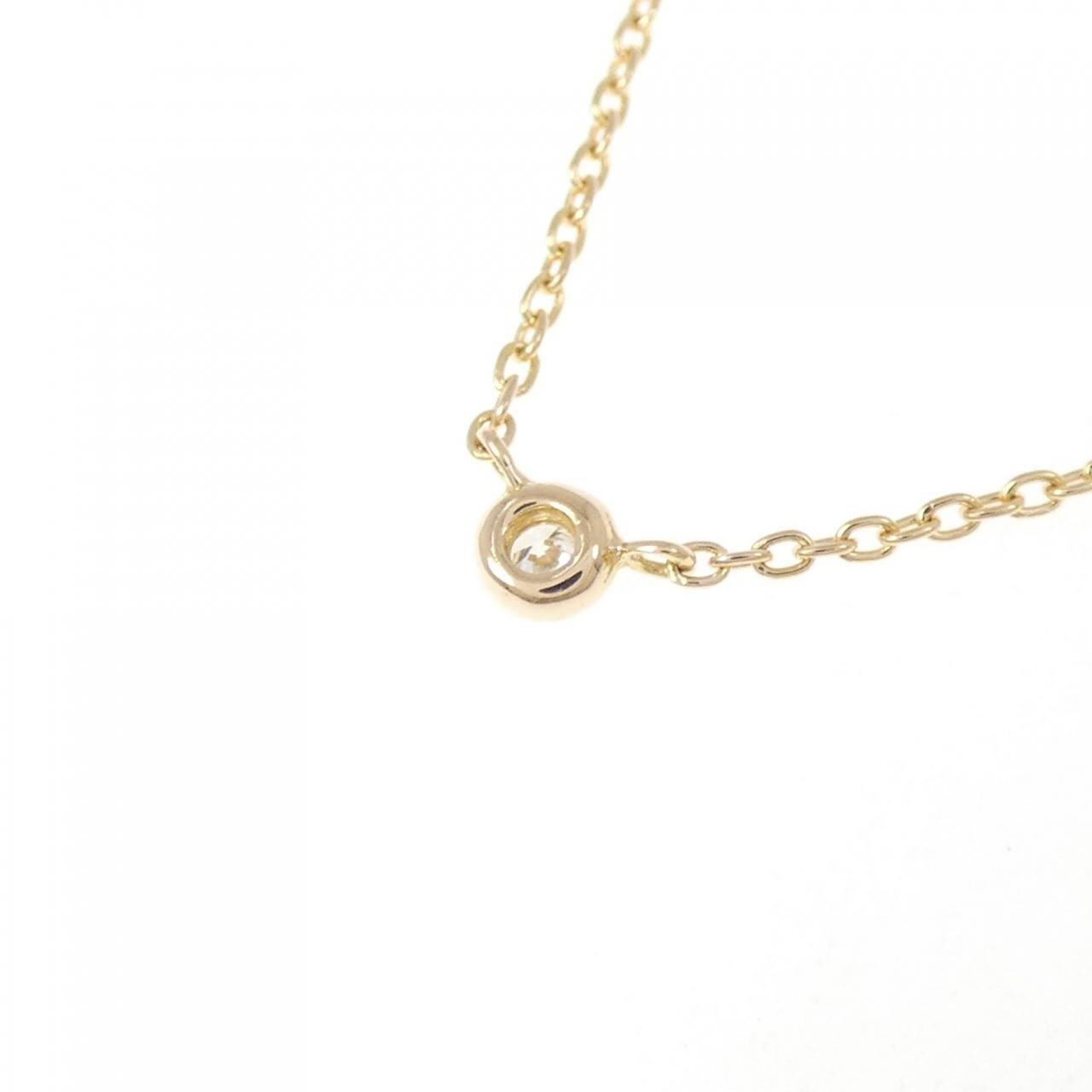 K18YG ダイヤモンド ネックレス 0.03CT
