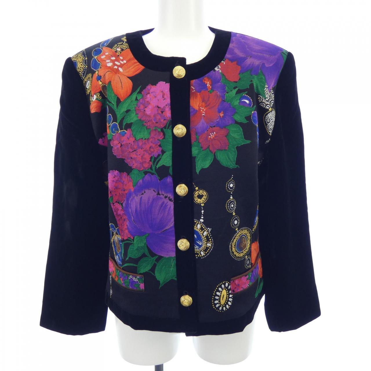 [vintage] LEONARD FASHION collarless jacket