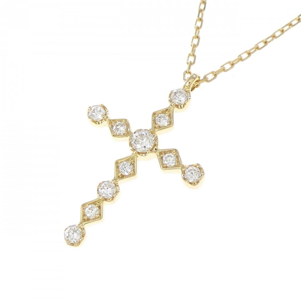 アーカー ビリーブクロス ネックレス 0.09CT