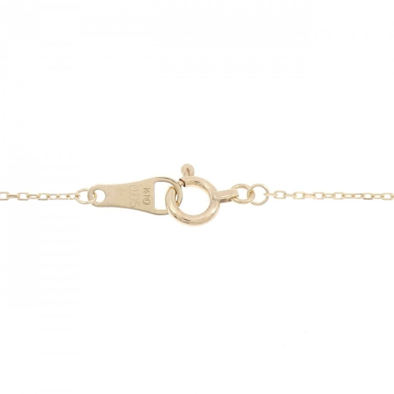 アガット ダイヤモンド ネックレス 0.05CT