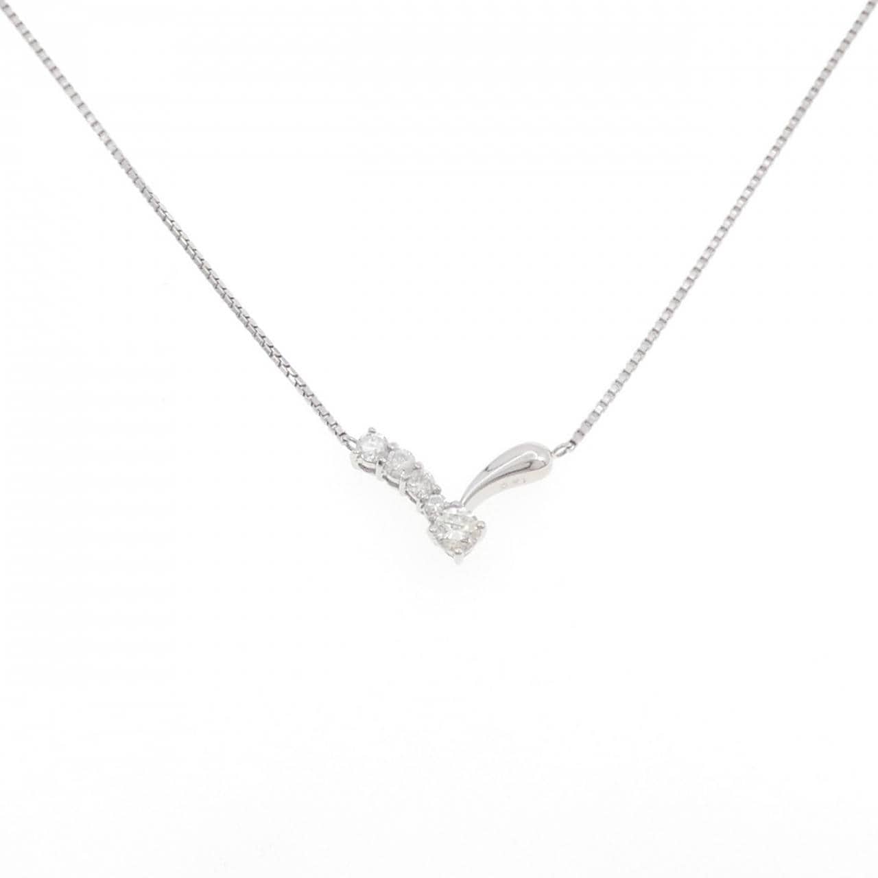 PT900/PT850 ダイヤモンド ネックレス 0.51CT