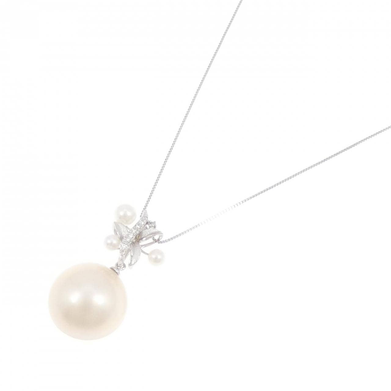 K18WG パール ネックレス