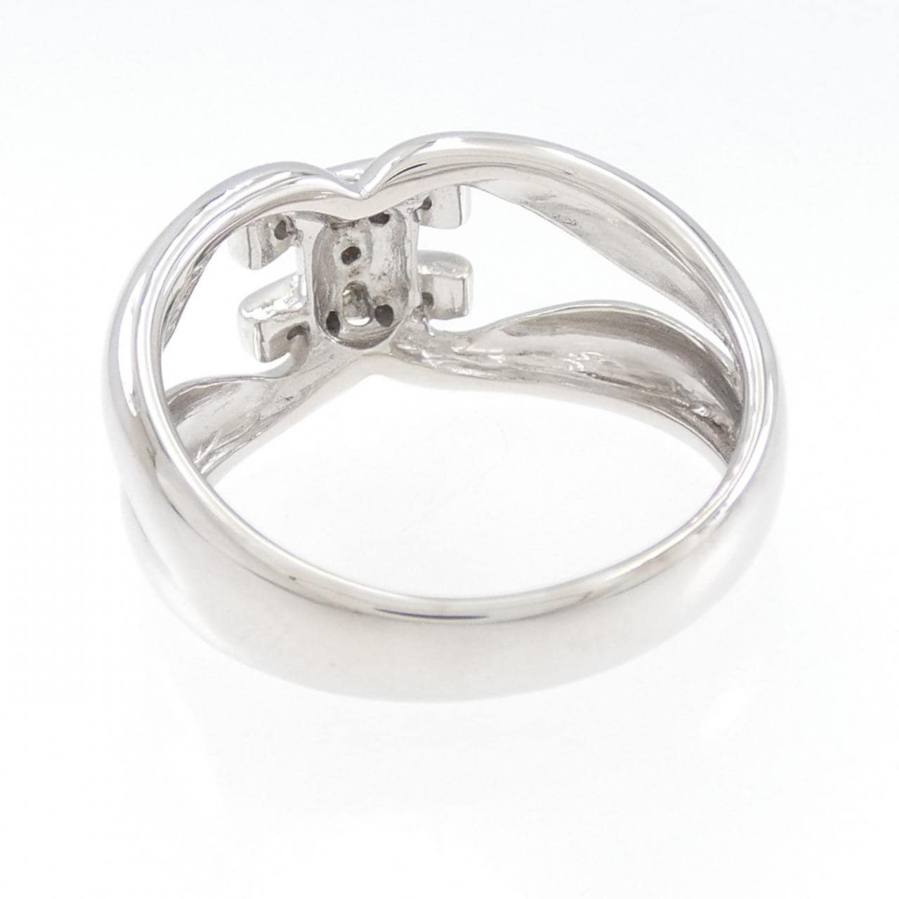 K18WG ダイヤモンド リング 0.11CT