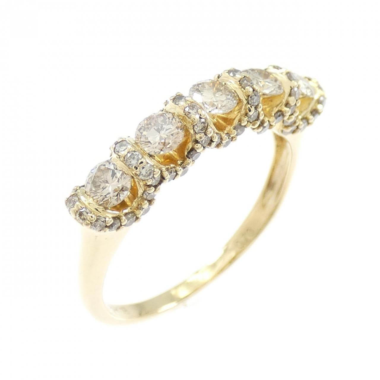 K18YG ダイヤモンド リング 0.70CT