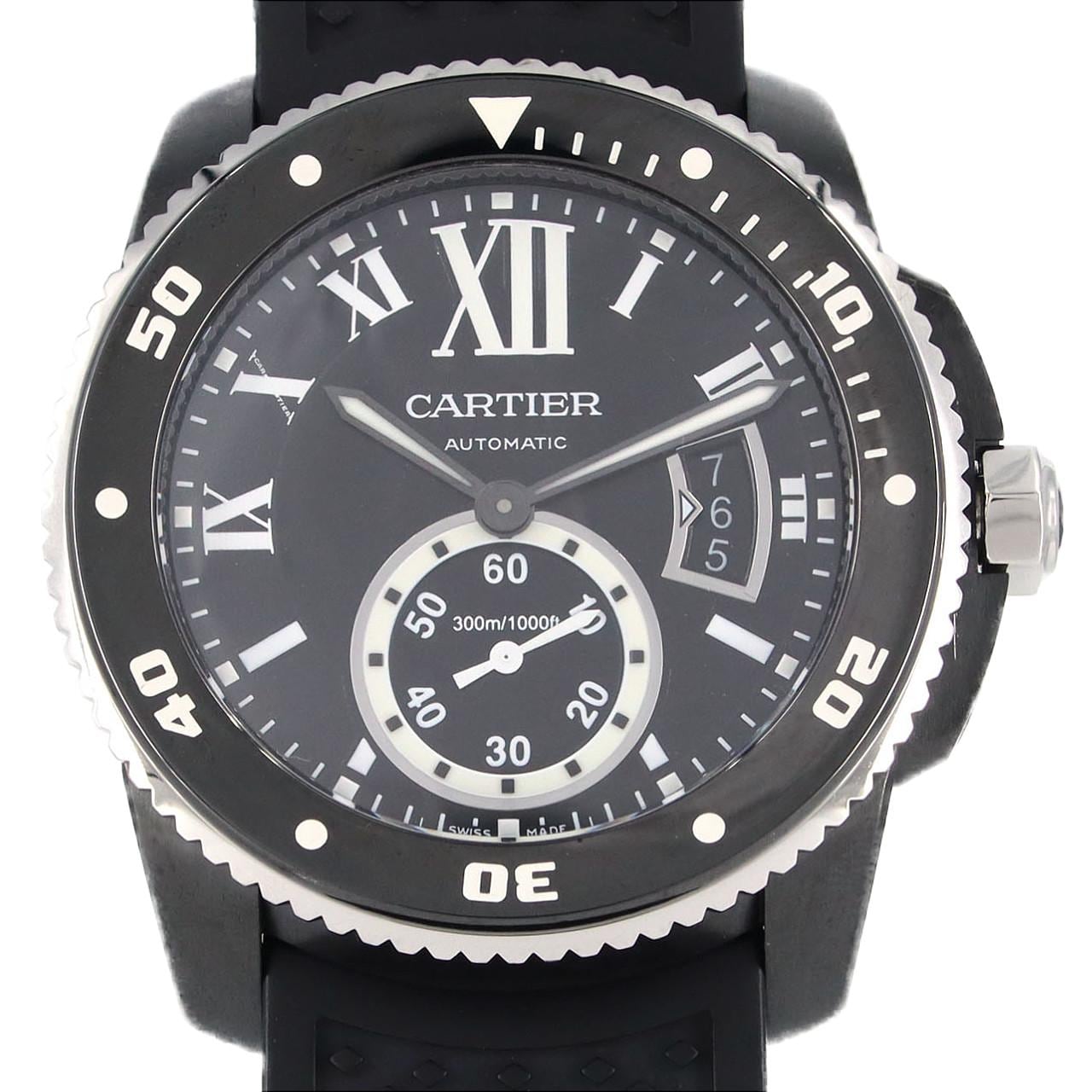 Cartier Calibre de Cartier Diver 碳 WSCA0006 SS自动上弦