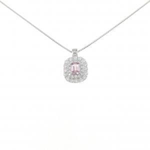 PT サファイヤ ネックレス 0.300CT