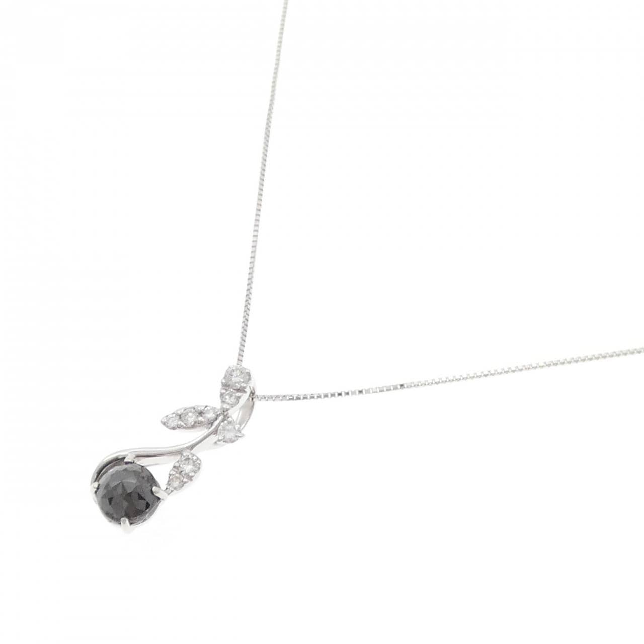 K18WG ダイヤモンド ネックレス 1.32CT
