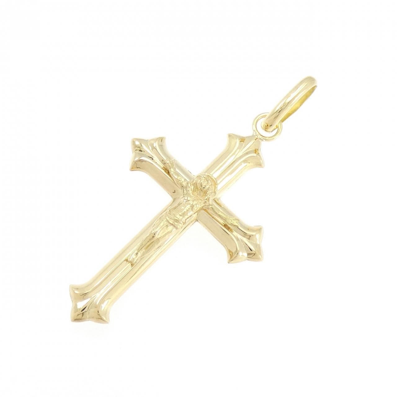 【新品】K18YG クロス ペンダント