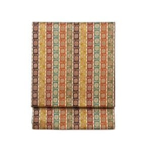 【未使用品】名古屋帯　【龍村晋】開き名古屋　全通柄