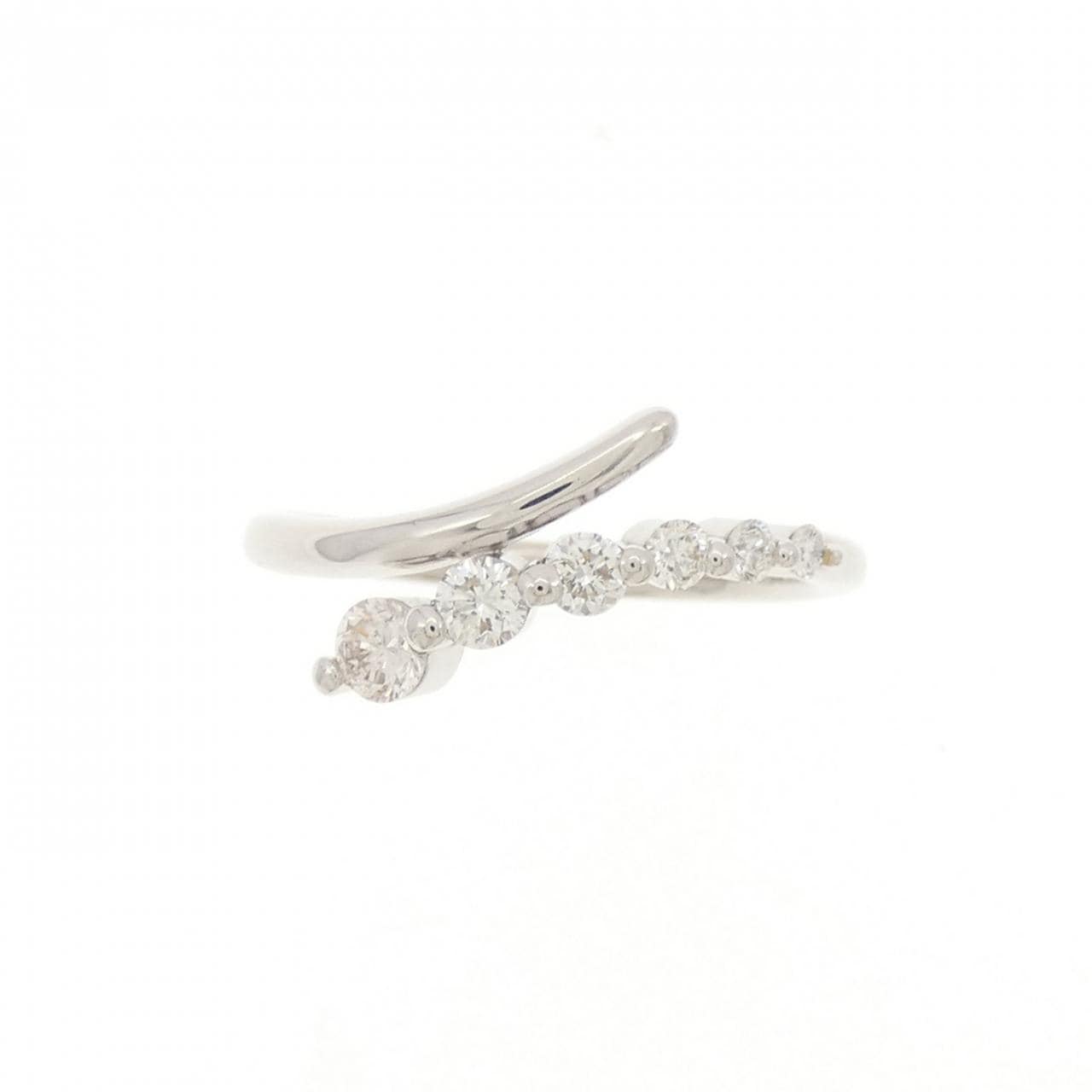 K18WG ダイヤモンド リング 0.30CT