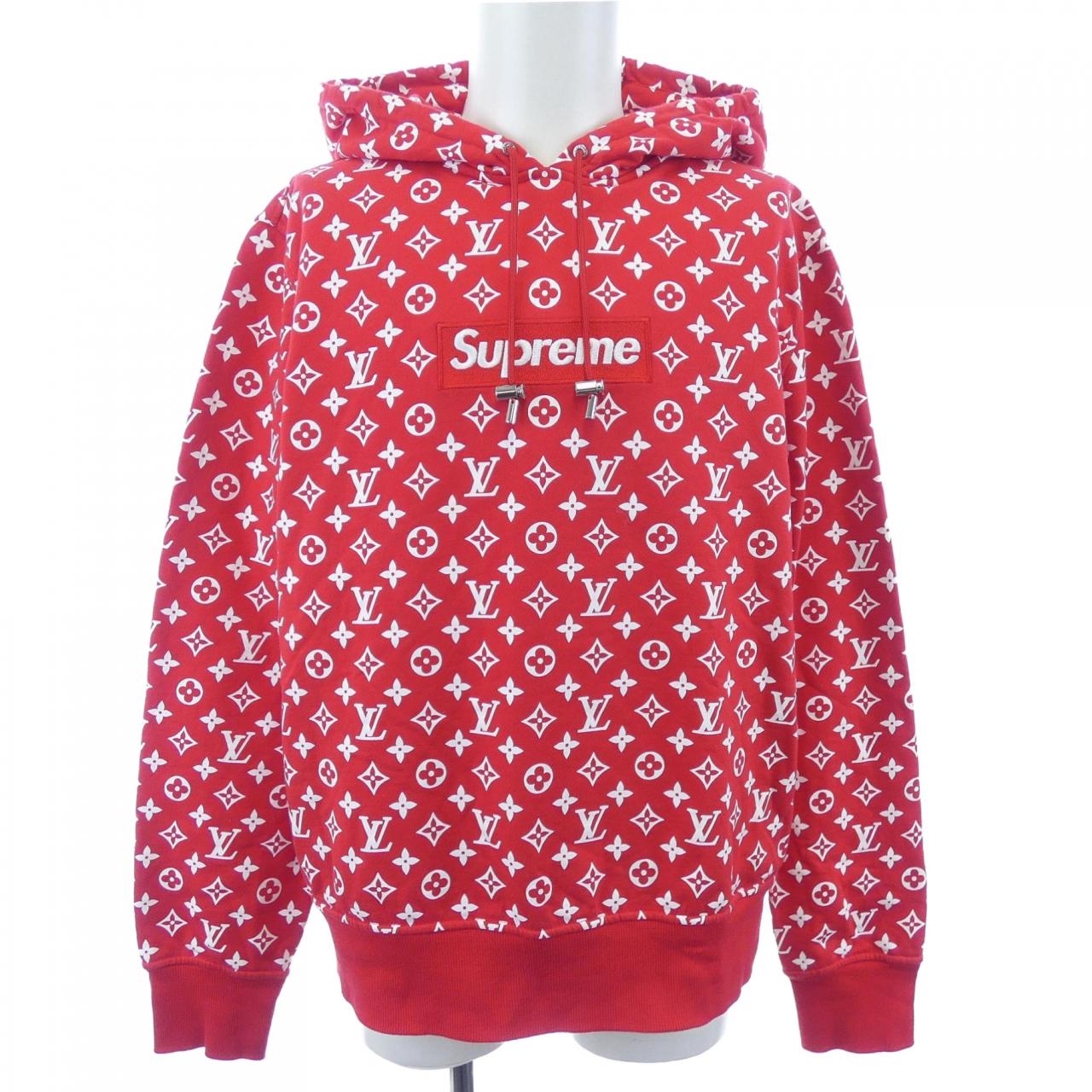 ルイヴィトン LOUIS VUITTON モノグラムボックロゴプルオーバー HDY91WJIU SUPREME パーカー