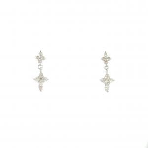 PT900 ダイヤモンド ピアス 0.2CT