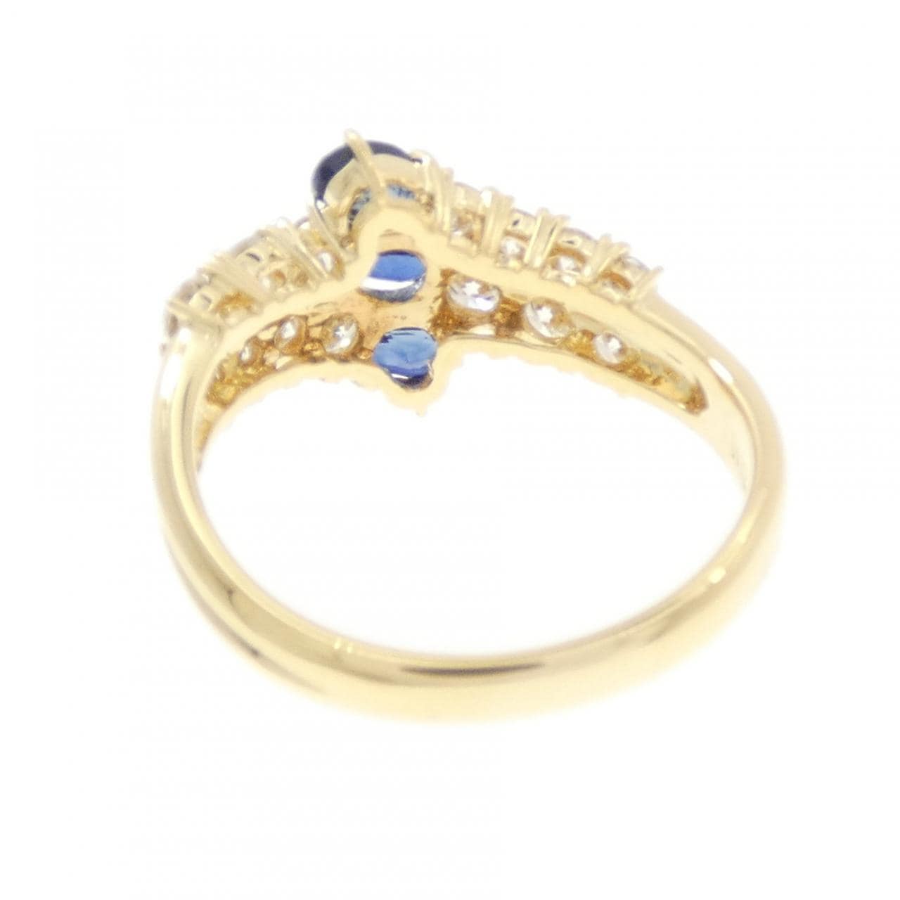 K18YG サファイヤ リング 0.72CT