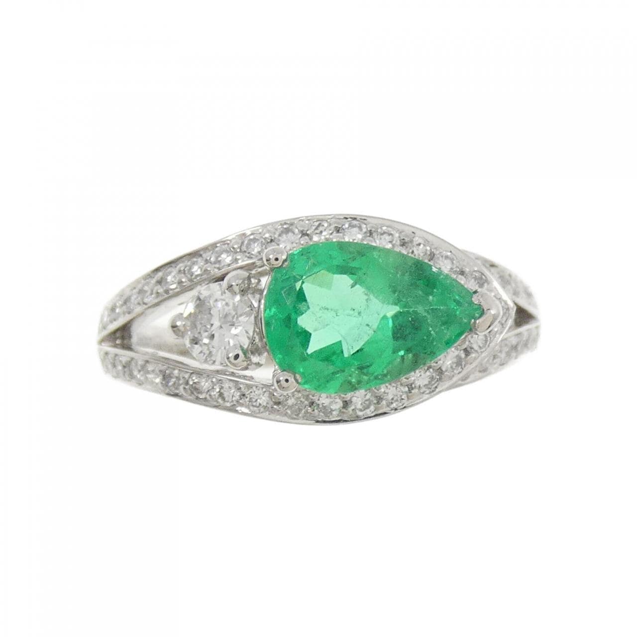 PT900 Emerald Ring 0.98CT