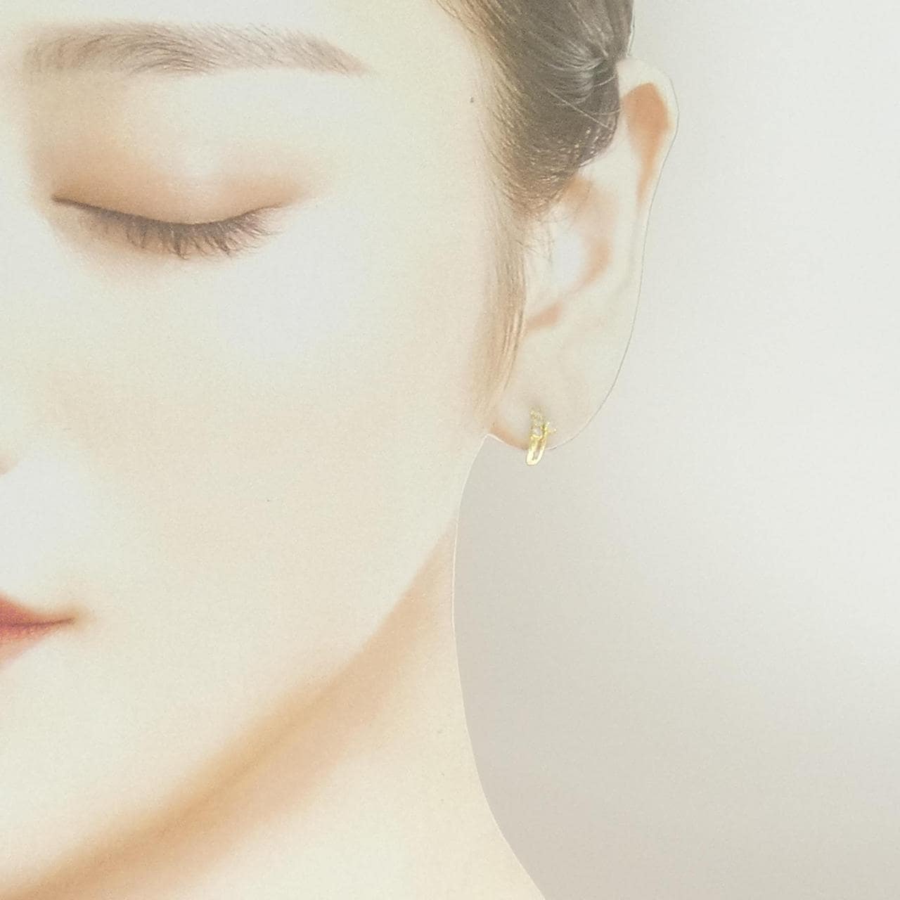 K18YG ダイヤモンド ピアス 0.16CT