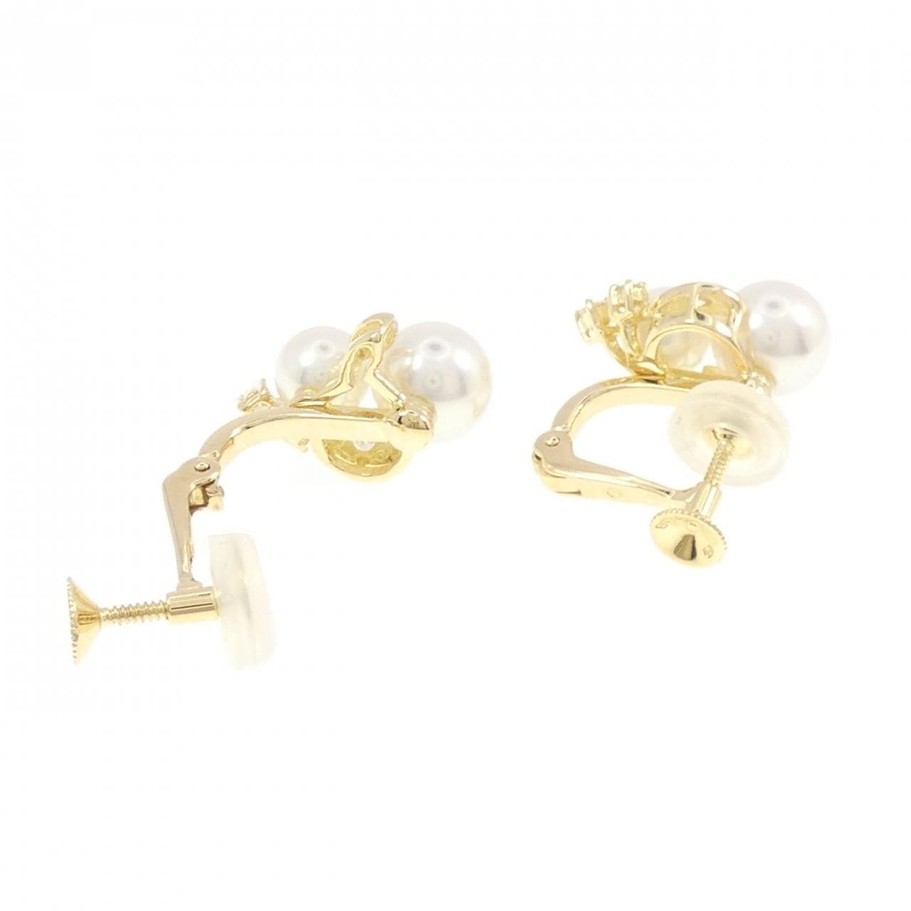 MIKIMOTO Akoya珍珠耳夹