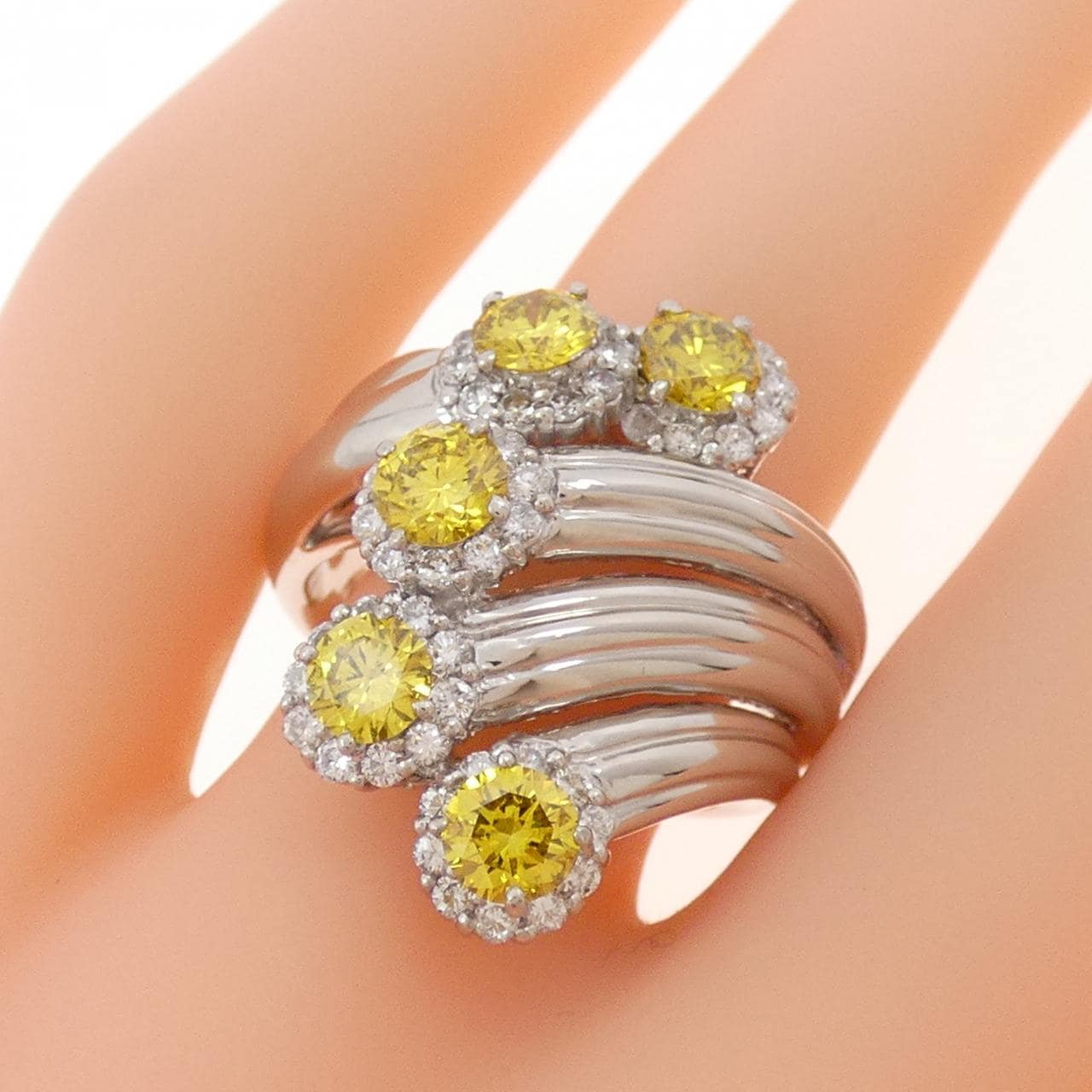 PT900 ダイヤモンド リング 1.43CT