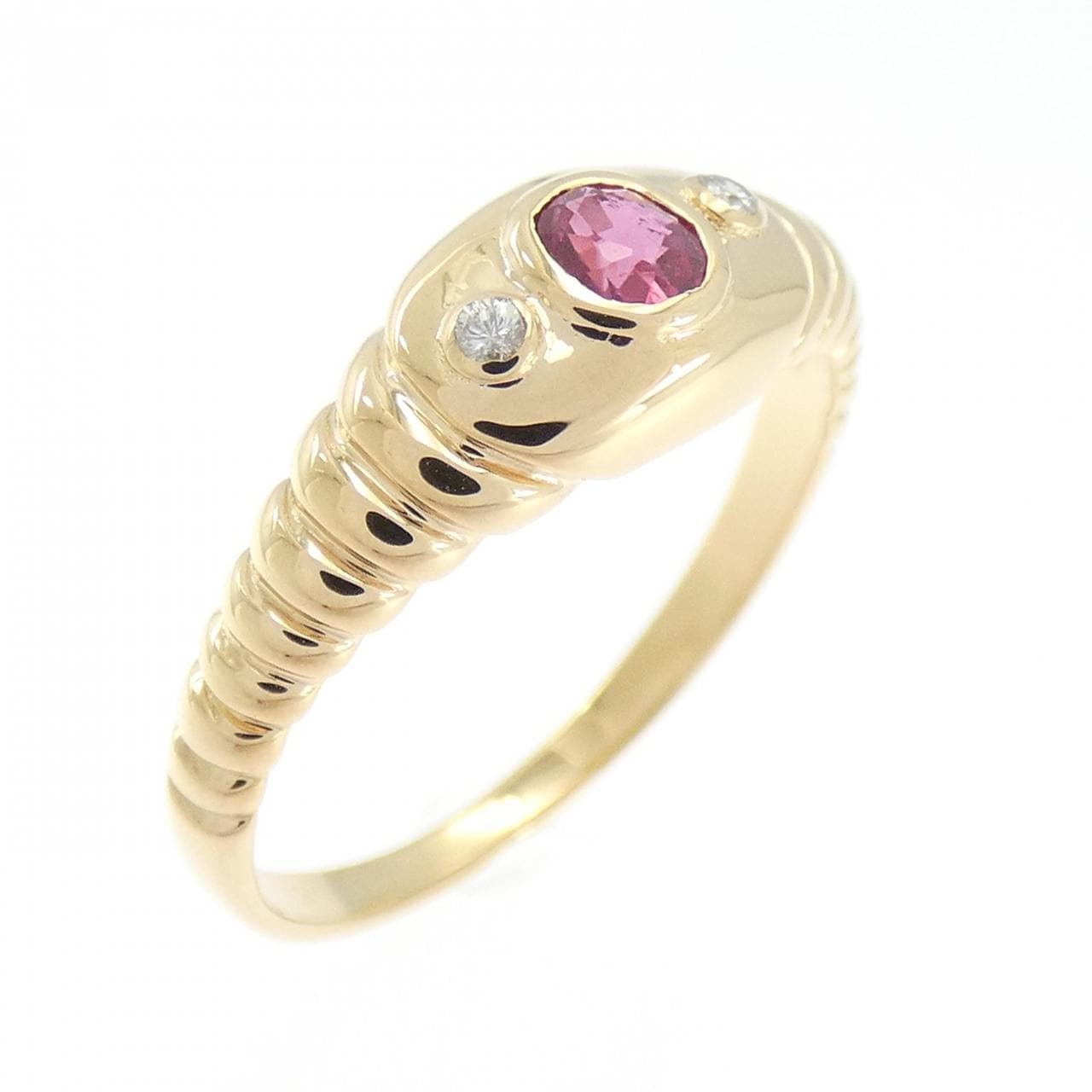 K18YG ルビー リング