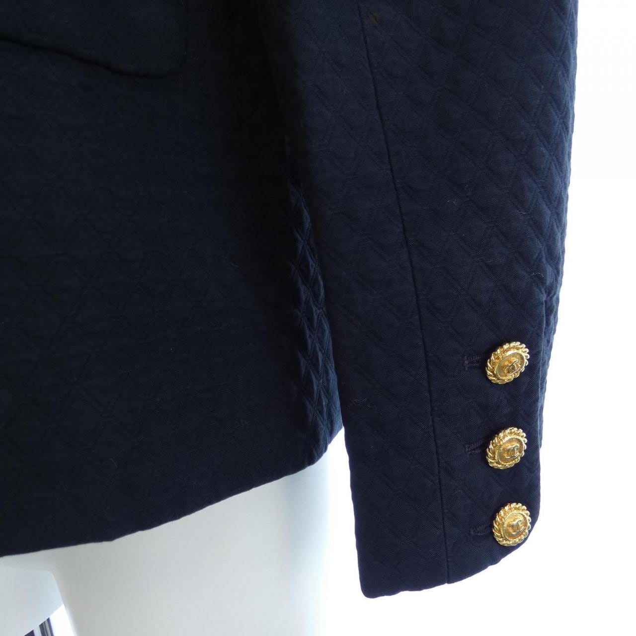 [vintage] CHANEL collarless jacket