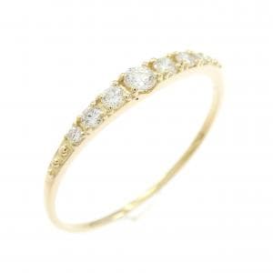 【リメイク】K18YG ダイヤモンド リング 0.15CT