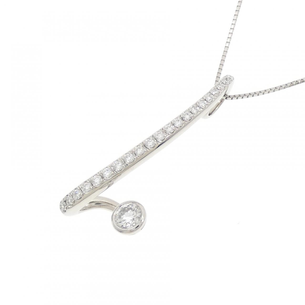 PT900/PT850 ダイヤモンド ネックレス 0.33CT