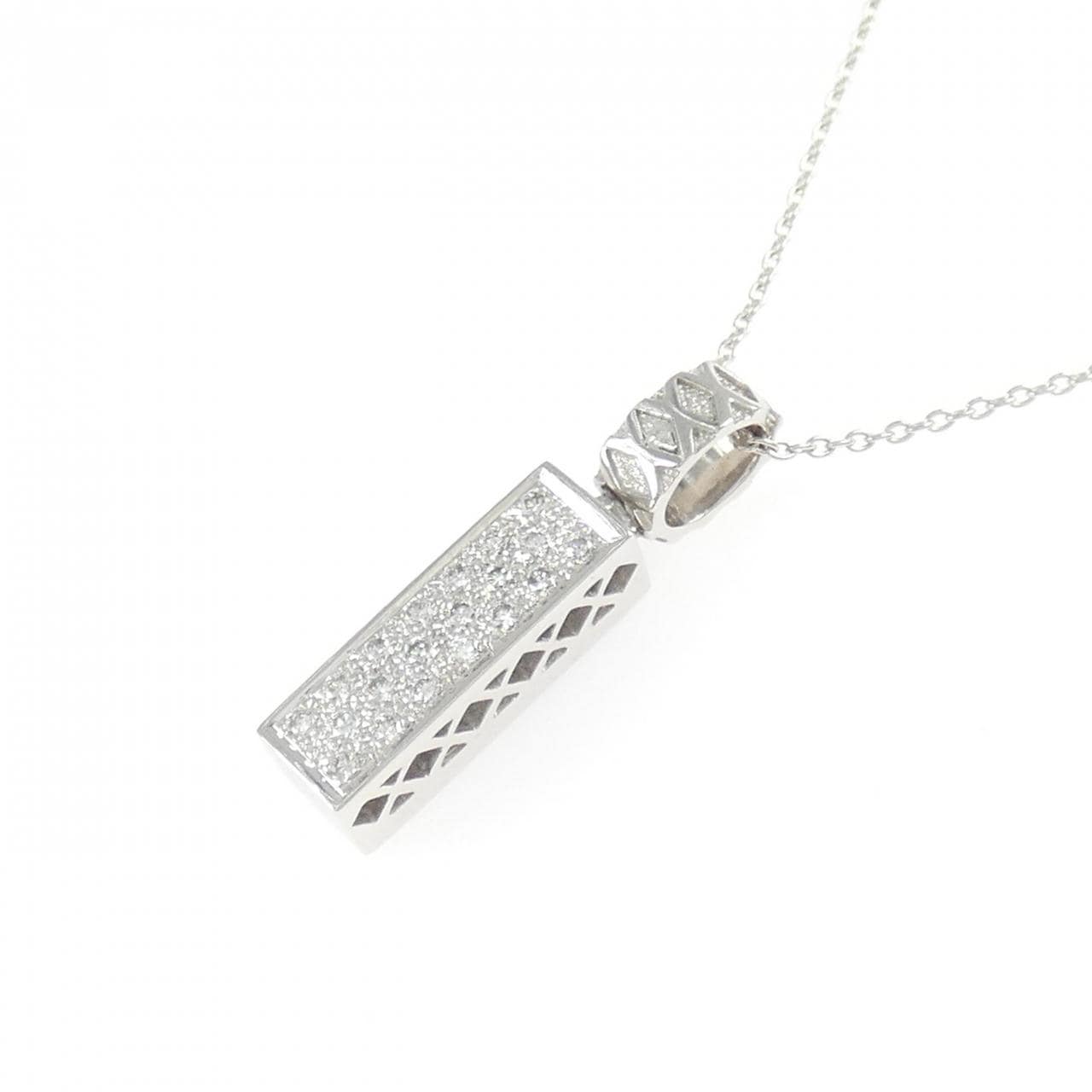 K18WG サファイヤ ネックレス 0.82CT