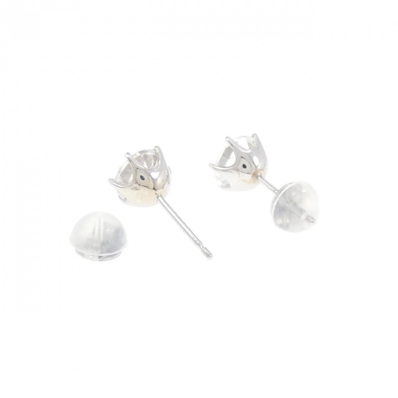 K14WG/PT900 Cubic Zirconia Earrings