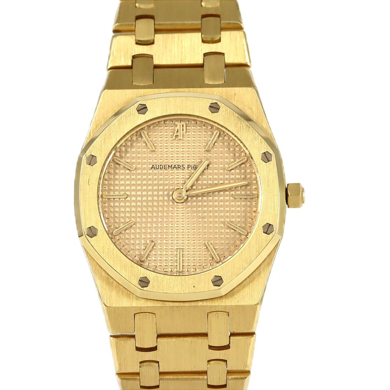 【ノーメンテナンス還元価格】オーデマ･ピゲ ロイヤルオーク YG YG クォーツ