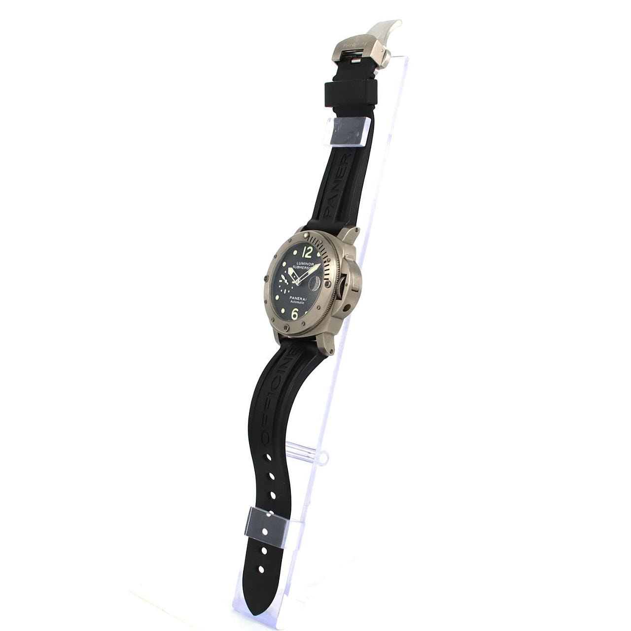 【ノーメンテナンス還元価格】パネライ ルミノールサブマーシブルチタニオ PAM00025 TI 自動巻