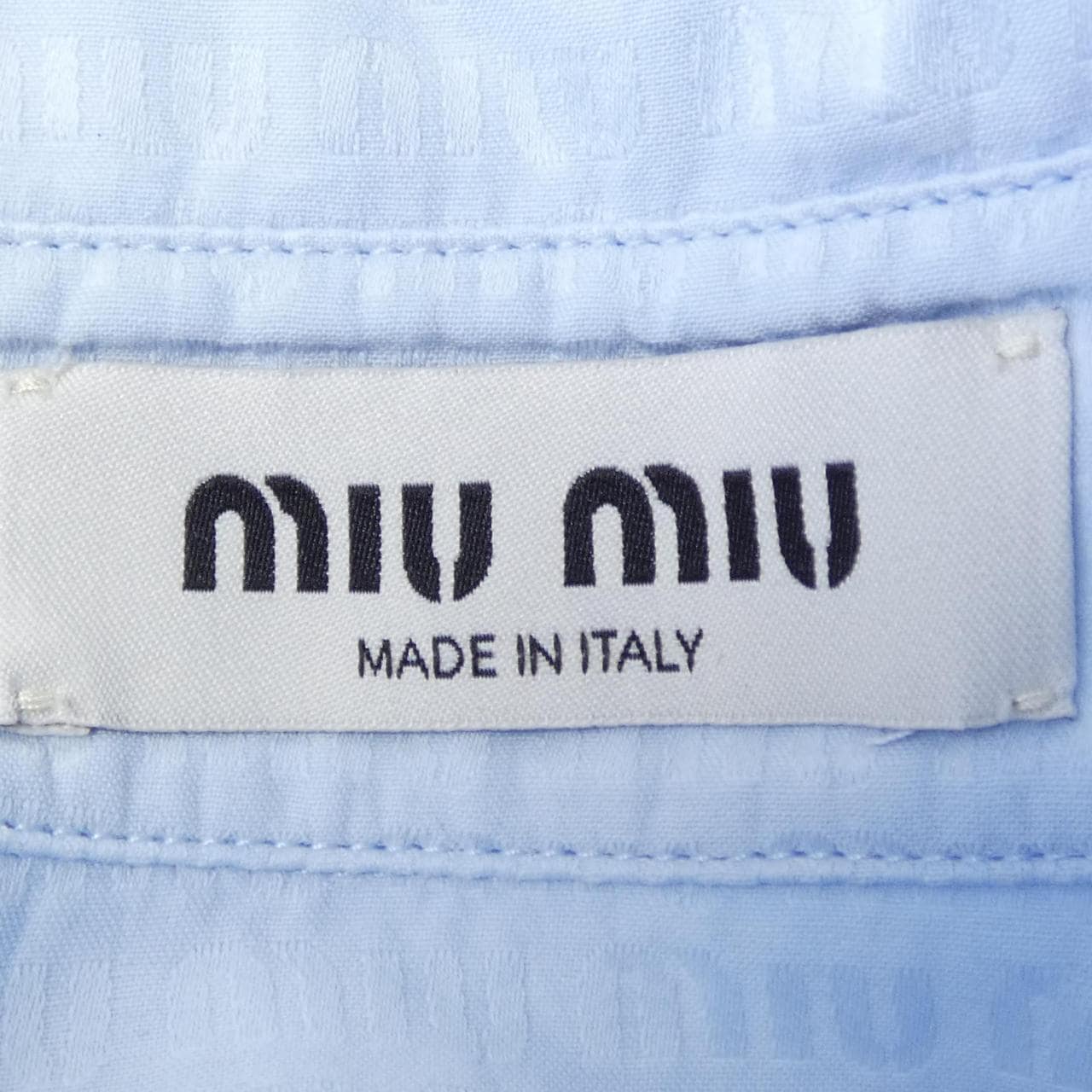 ミュウミュウ MIU MIU ポンジーシャツ MK1784 S232 1XLJ シャツ