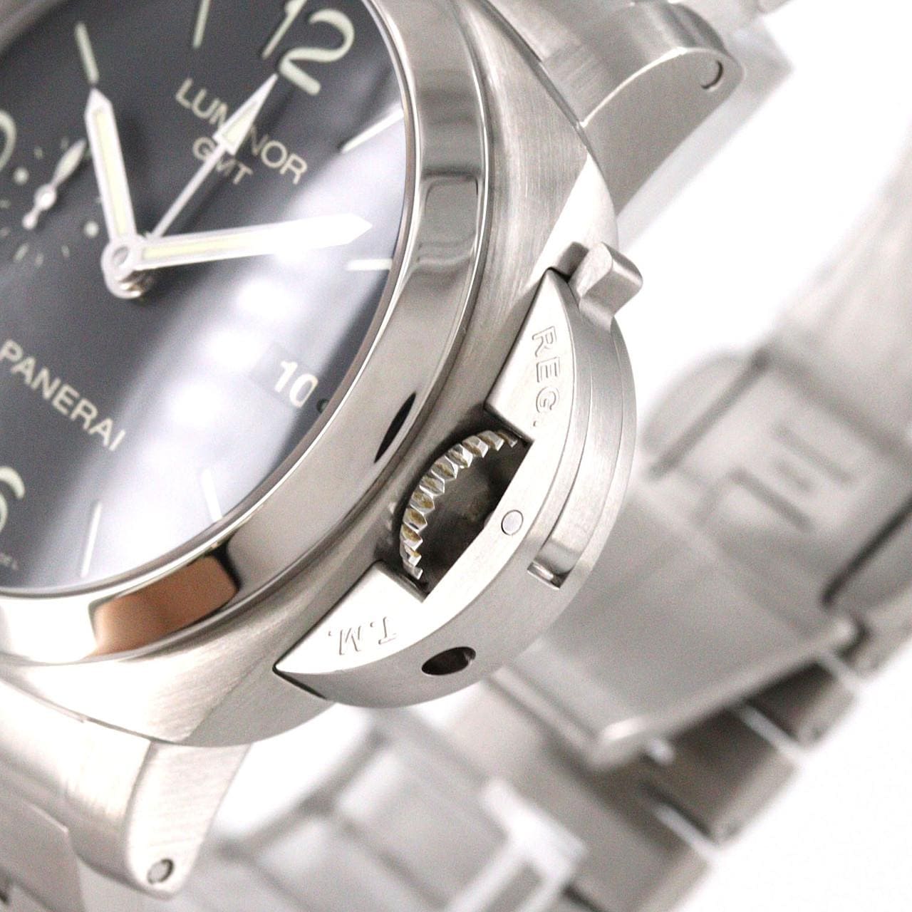 パネライ ルミノール1950 3DAYS GMTパワーリザーブ PAM00329 SS 自動巻