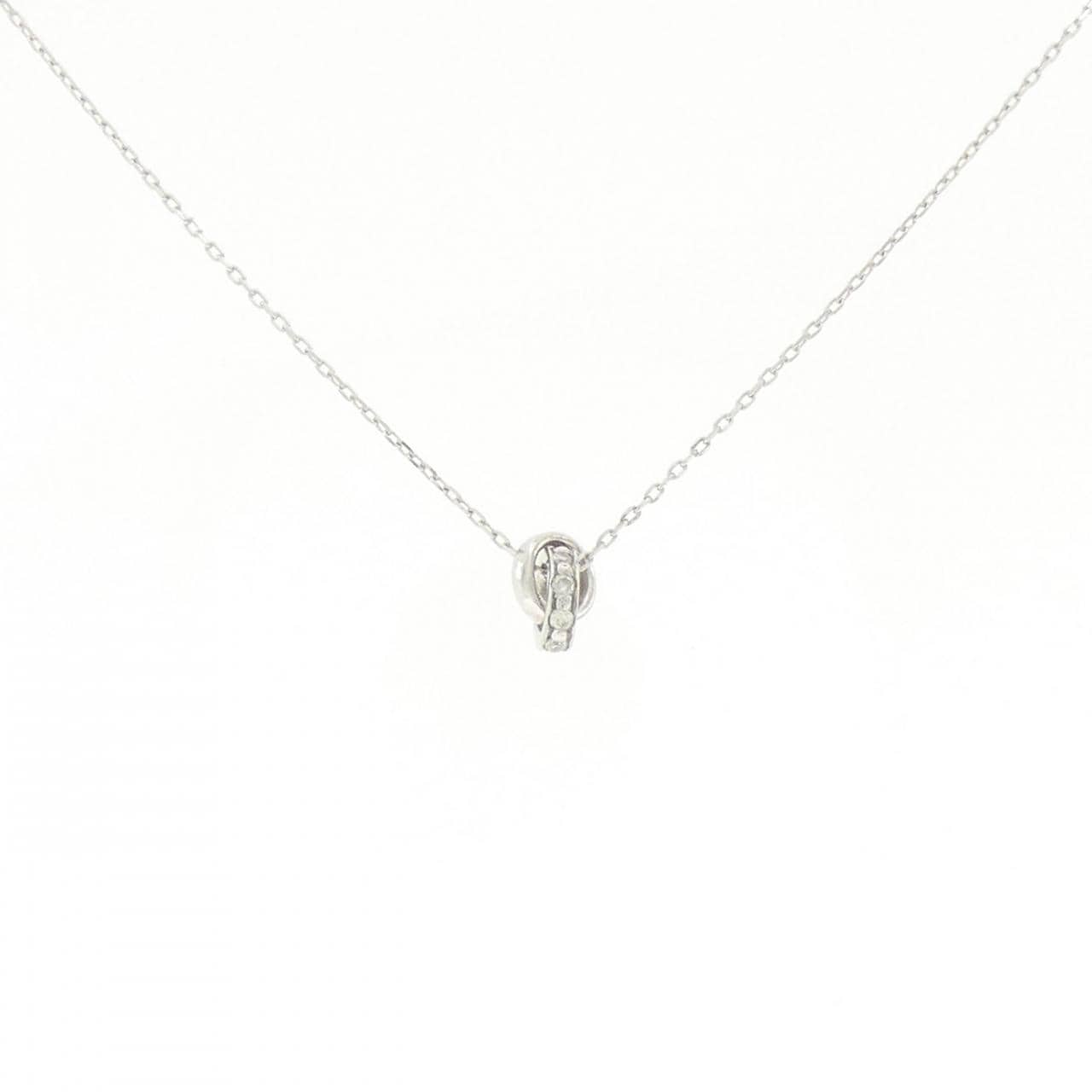 K10WG ダイヤモンド ネックレス 0.045CT