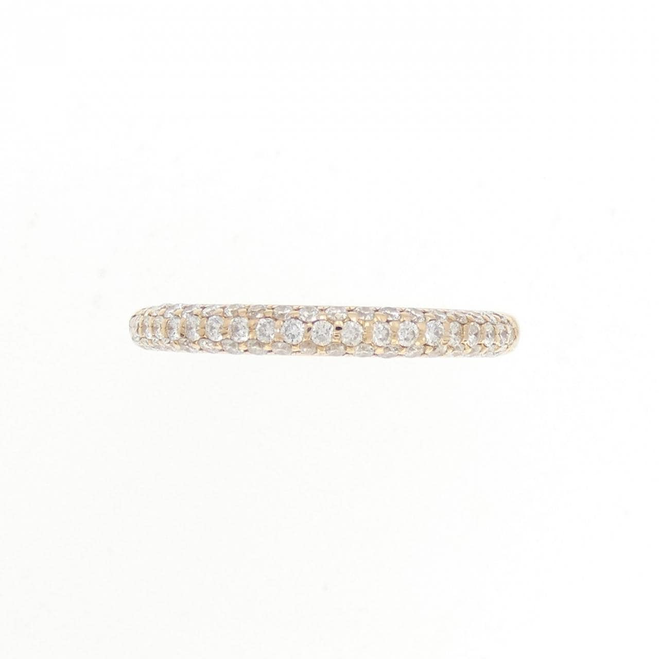 K18PG パヴェ ダイヤモンド リング 0.50CT