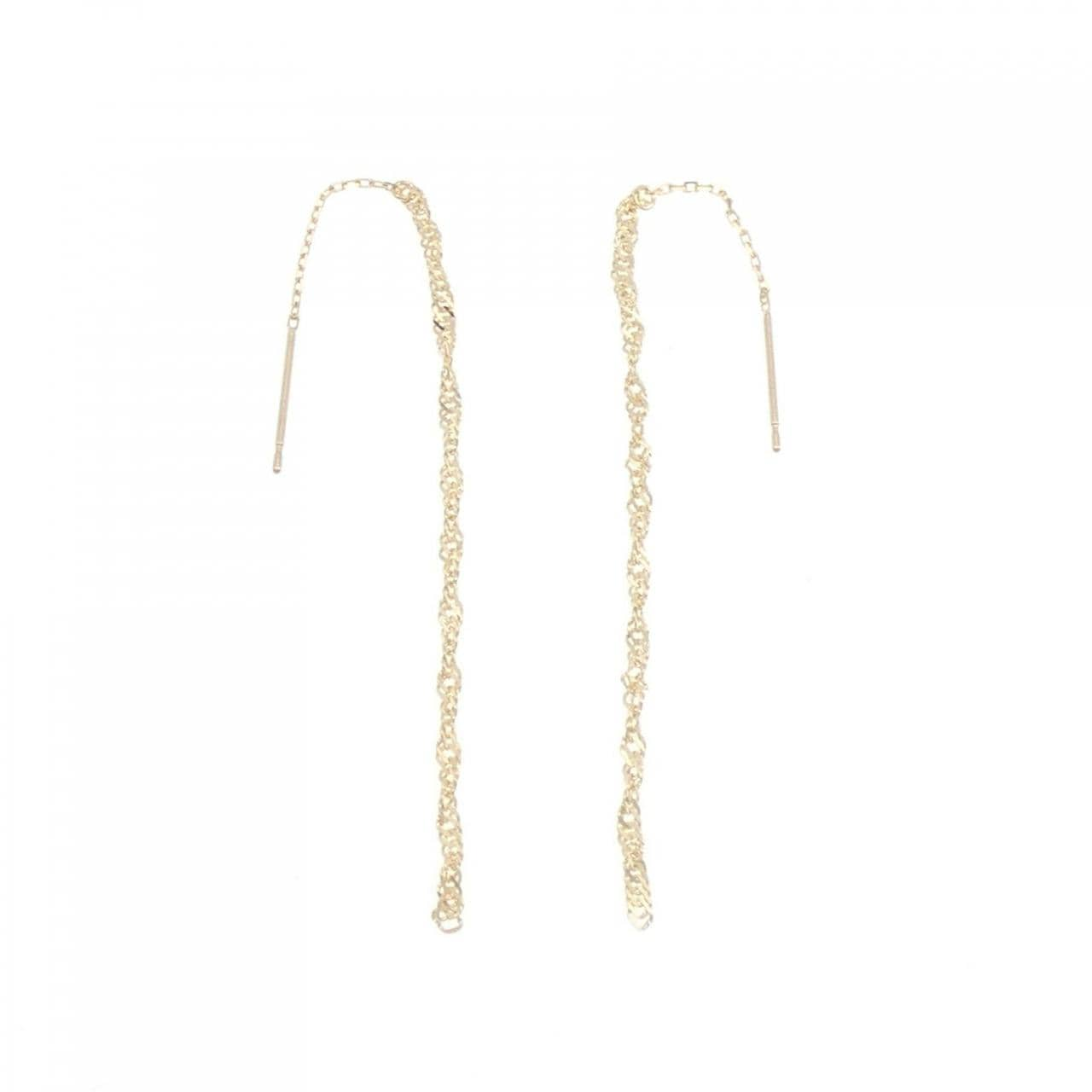 K18YG earrings