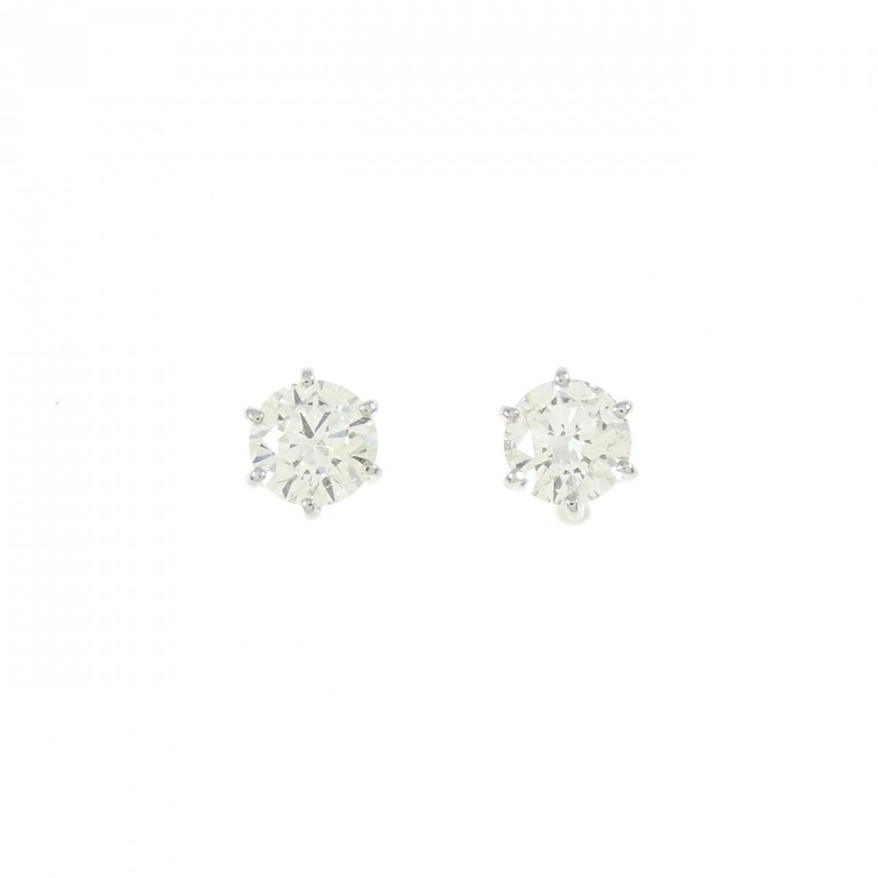 PT ダイヤモンド ピアス 0.270CT 0.270CT  L-M SI1 VG