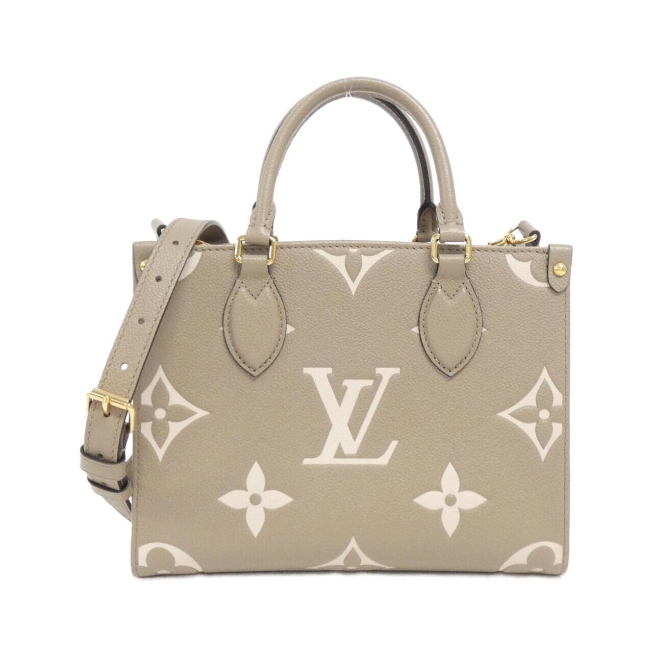 LOUIS VUITTON Bicolor Monogram Empreinte On The Go M45779 Bag