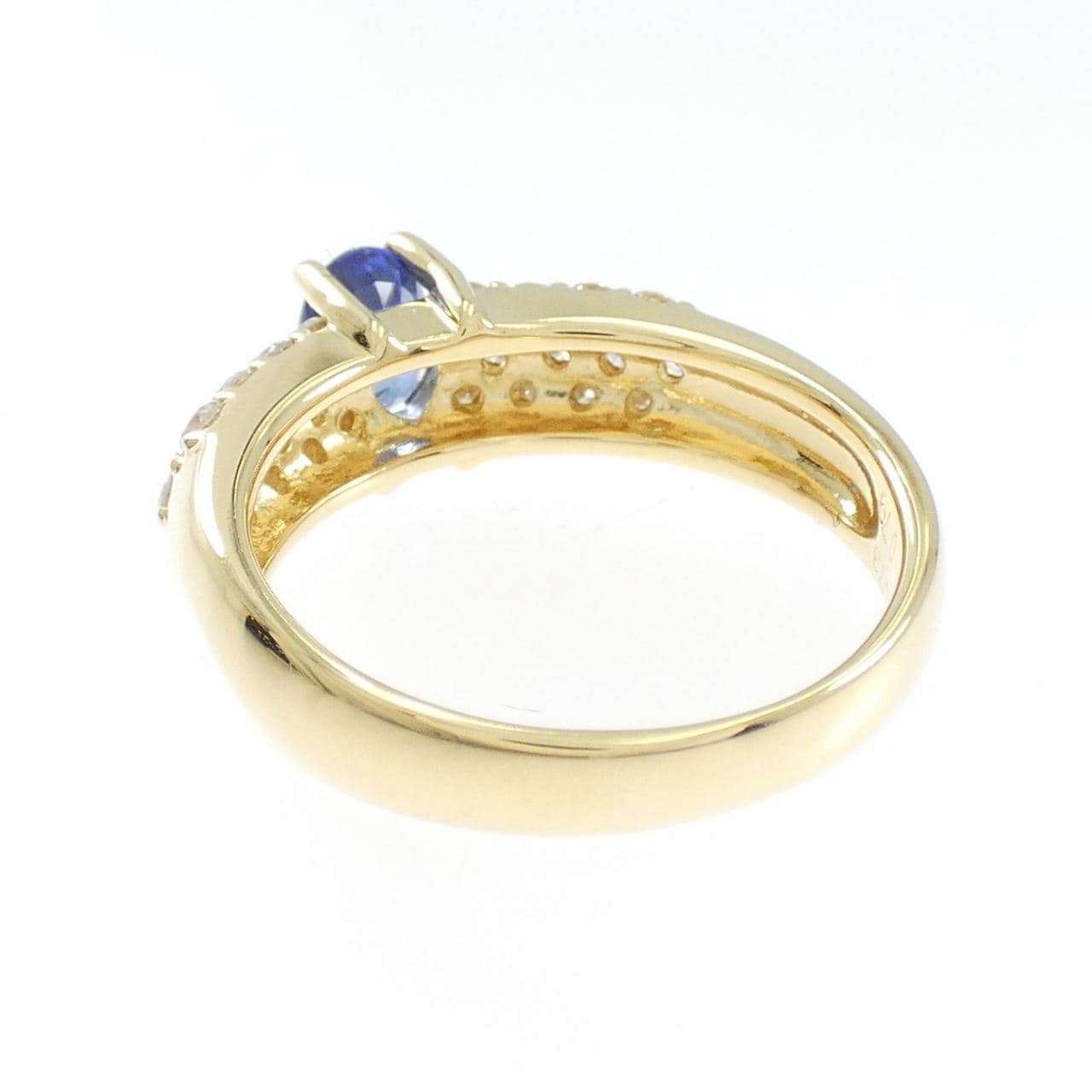 K18YG サファイヤ リング 0.79CT