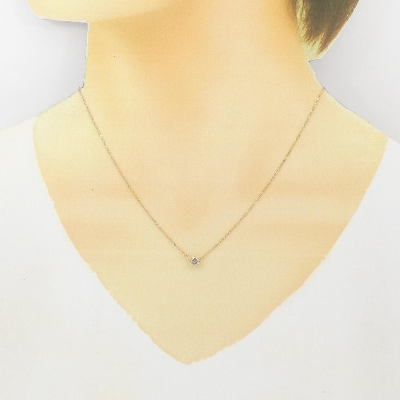K18YG ダイヤモンド ネックレス 0.3CT