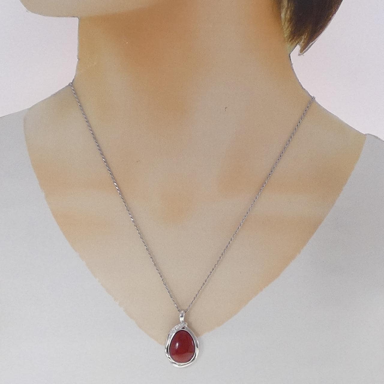 PT900/PT850 サンゴ ネックレス 5.92CT
