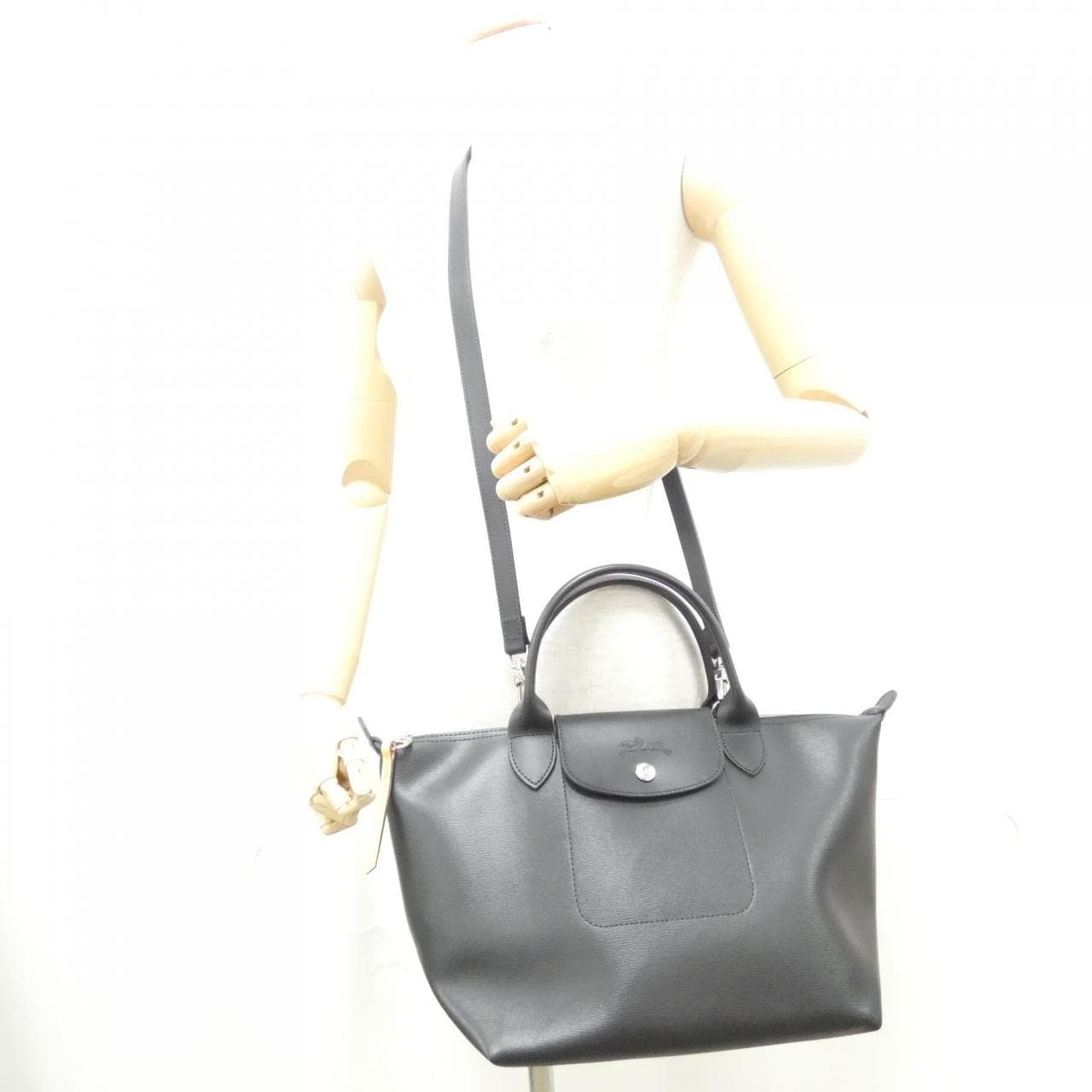 【新品】LONGCHAMP プリアージュ　3wayバッグ M限定色薄カーキグレー トートバッグ 新品/お取寄