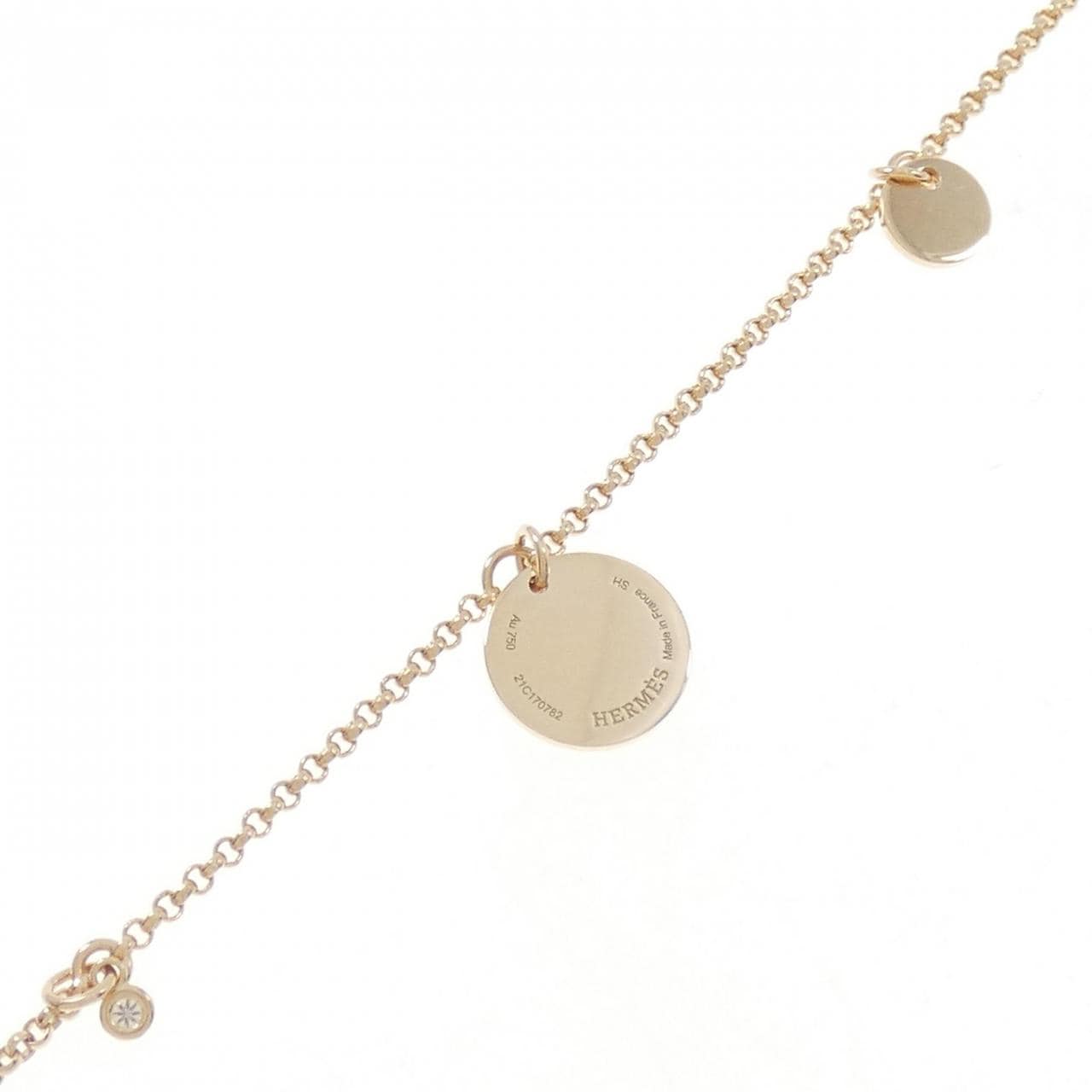 HERMES exlibris small bracelet