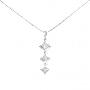 PT900/PT850 ダイヤモンド ネックレス 0.73CT