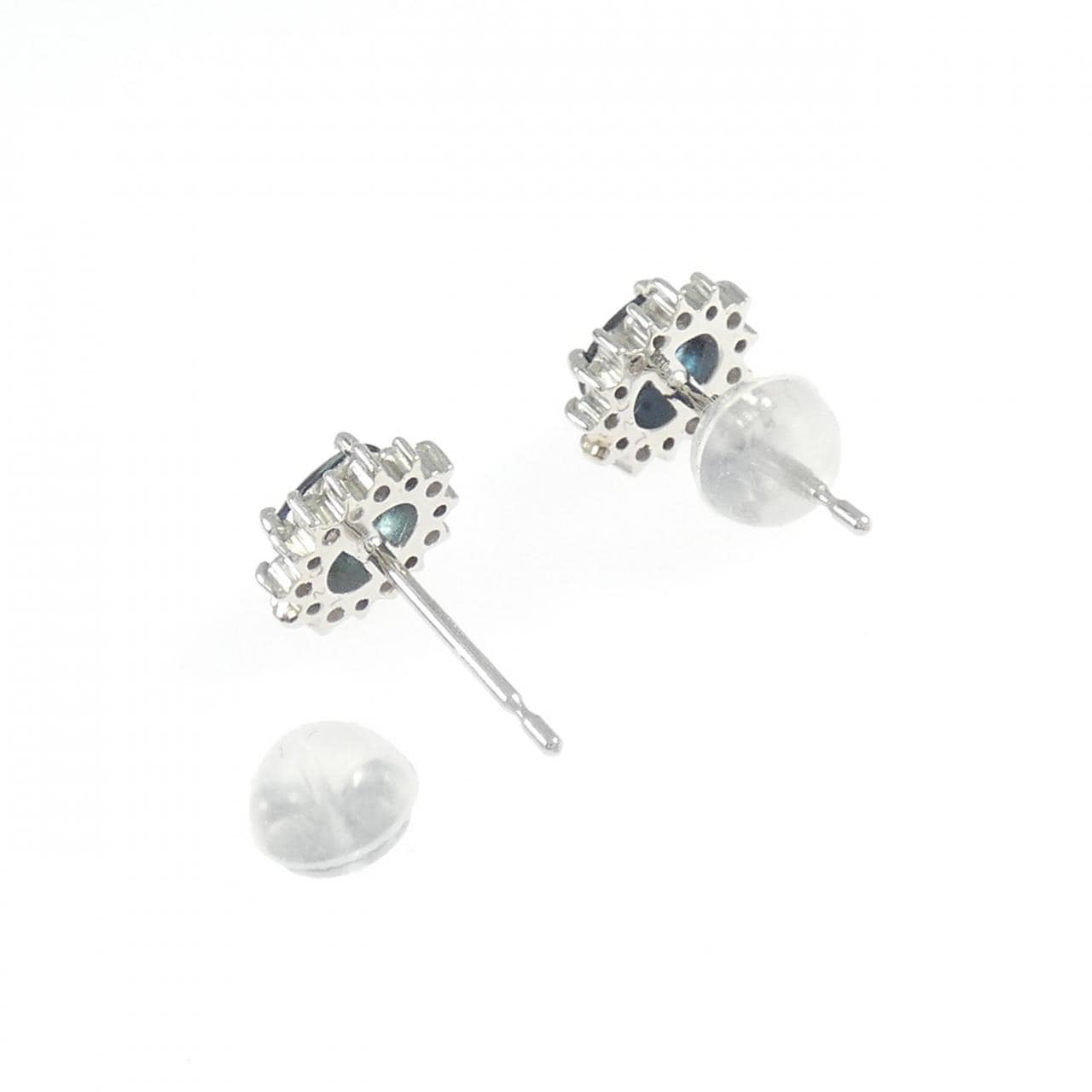 PT900 サファイヤ ピアス 0.54CT