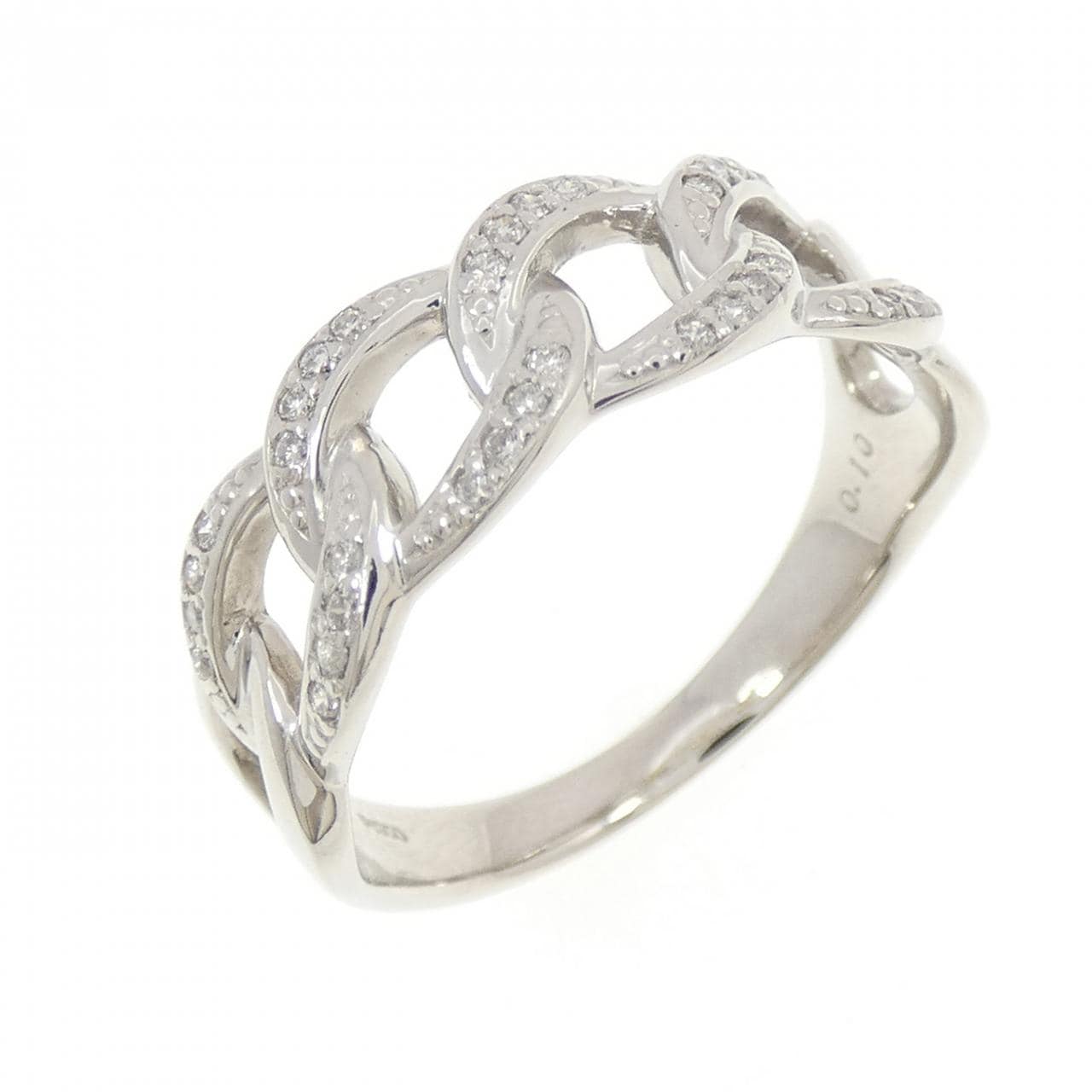 PT950 ダイヤモンド リング 0.10CT