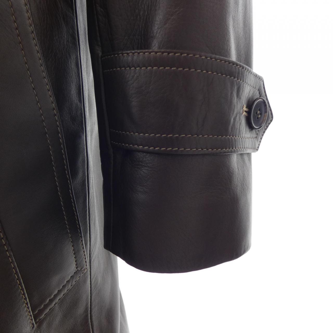 サンローラン SAINT LAURENT 725965 YC2GA レザーコート
