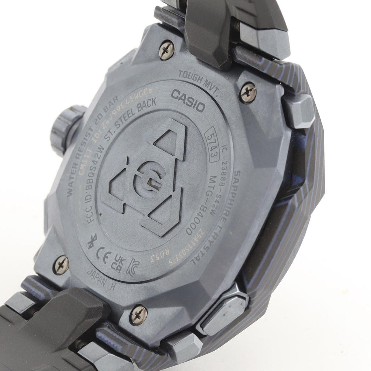 カシオ G-SHOCK･MT-G 電波時計 MTG-B4000B-1A2JF その他 ソーラークォーツ