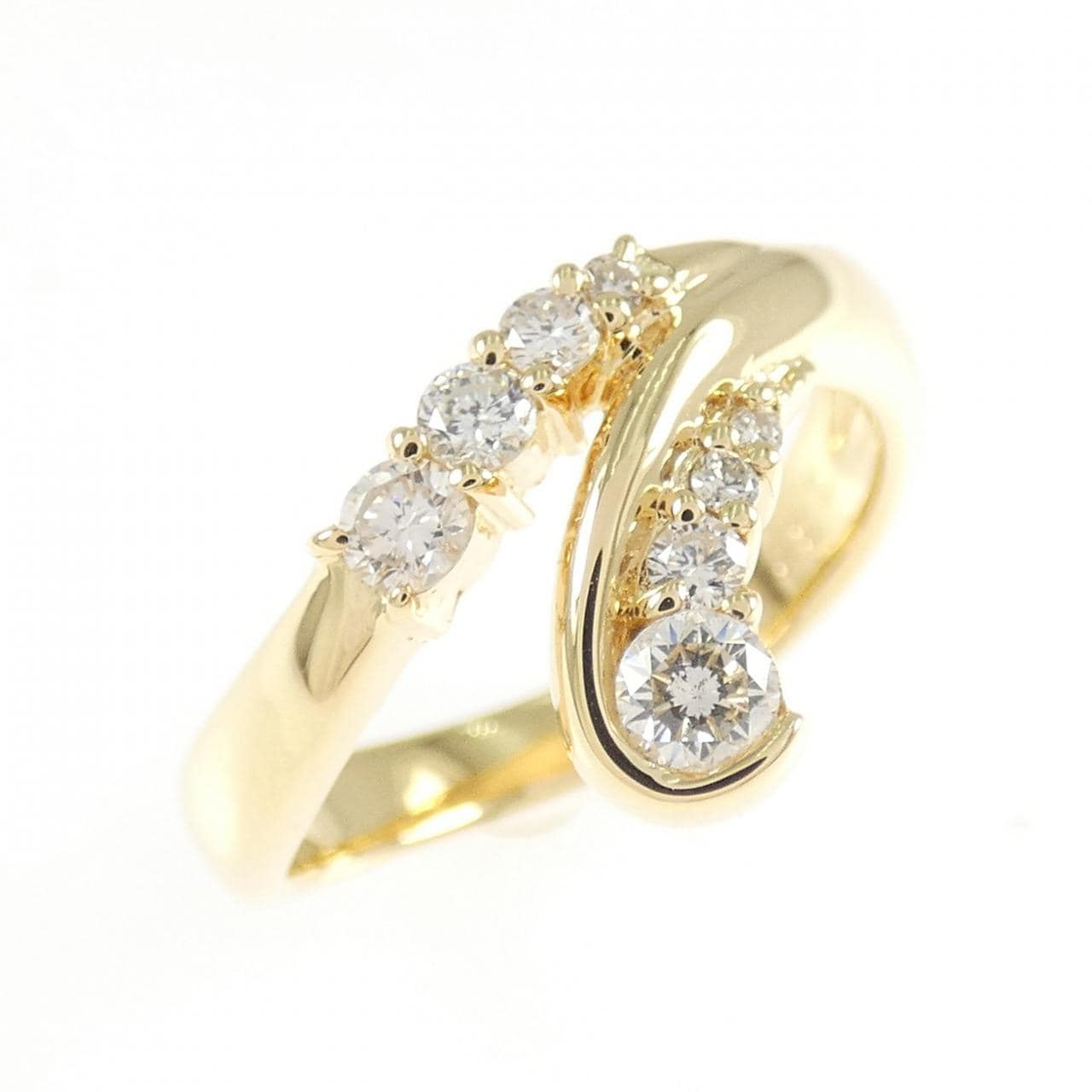 K18YG ダイヤモンド リング 0.30CT
