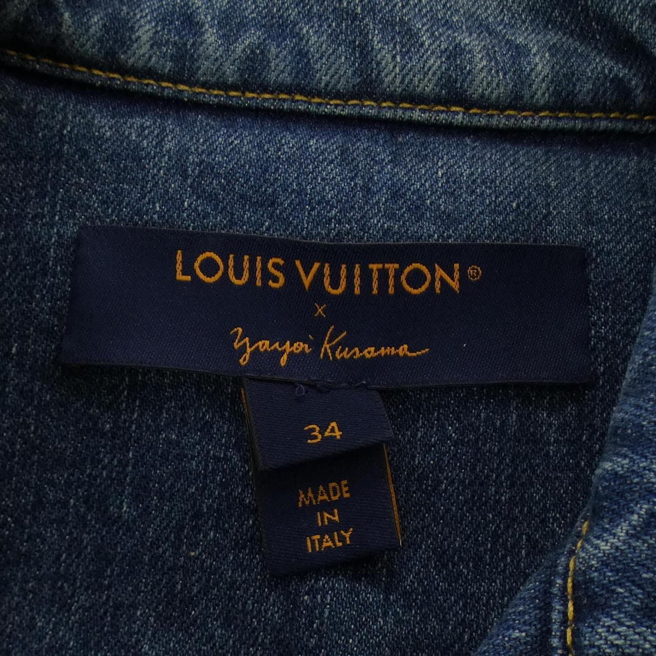 ルイヴィトン LOUIS VUITTON FOJA37GM1 草間彌生 デニムジャケット