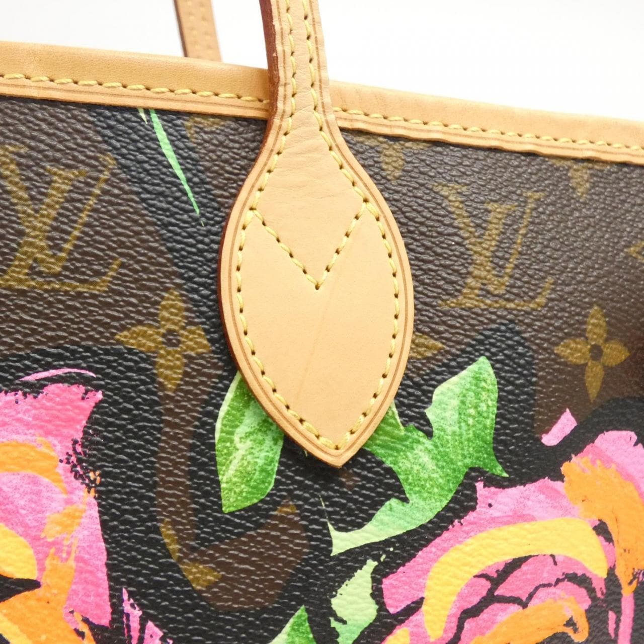 LOUIS VUITTON Monogram Rose (Stephen Sprouse) Neverfull MM M48613 包