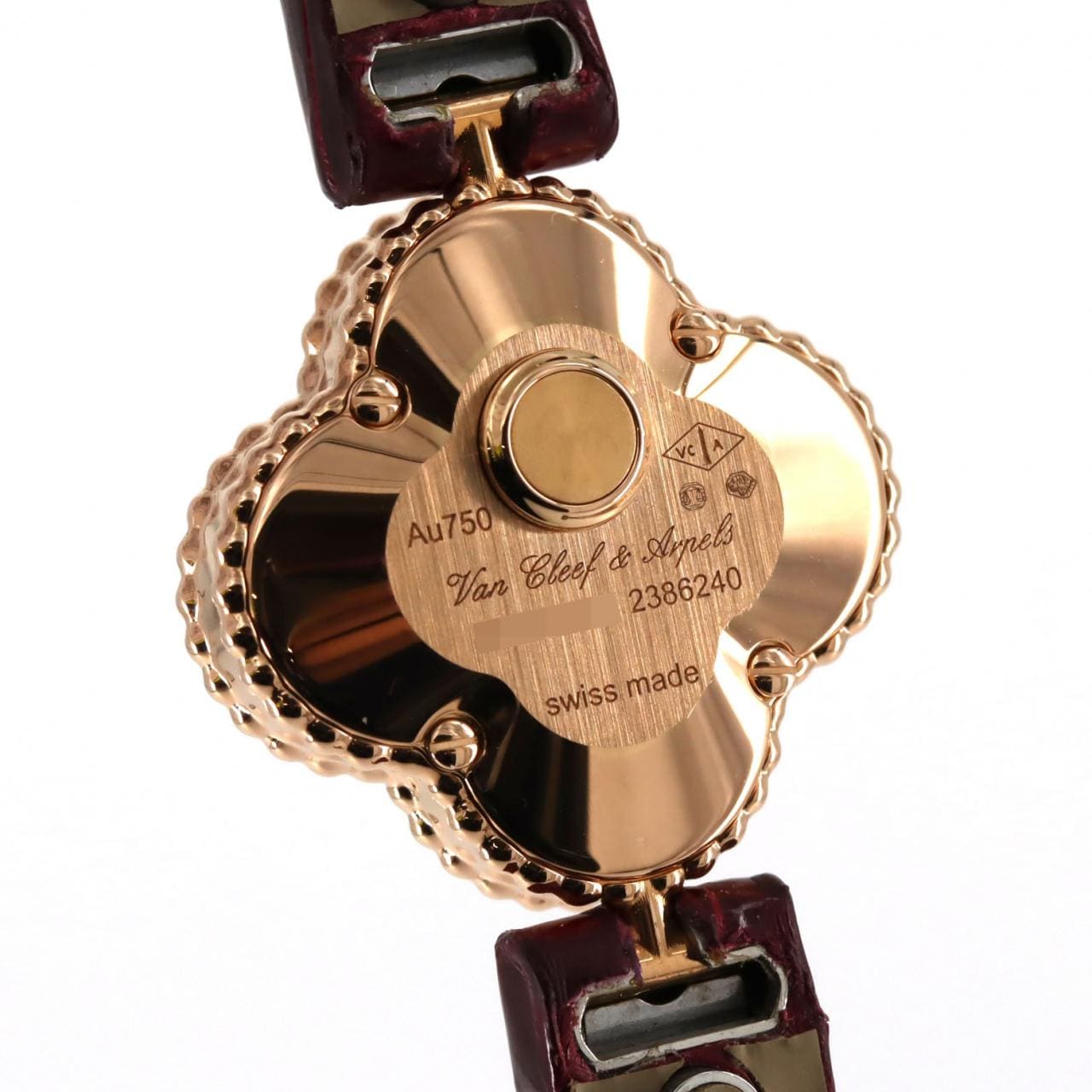 ヴァンクリーフ&アーペル スウィートアルハンブラ RG 2386240/VCARO8SF00 PG･RG クォーツ